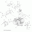 R09RB50AF RANGER 2X4 500 CARB Крепление двигателя