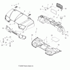 R09RF68AF/AR/AZ RANGER 6X6 700 EFI Body, hood and dashboard
