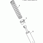 R09RF68AF/AR/AZ RANGER 6X6 700 EFI Задний аммортизатор 1