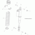 RANGER RZR S 800 EFI - R12VE76AD/AJ/AO Suspension, front shock mounting