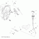 R10XH76AA RANGER RZR 4 800 EFI Селектор передачи