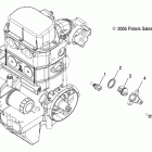 R09RF68AF/AR/AZ RANGER 6X6 700 EFI Engine, thermostat