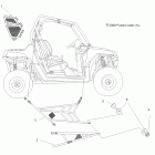 R09VH76FX RANGER RZR Body, side nets