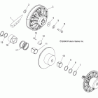 R09RB50AF RANGER 2X4 500 CARB Вторичная муфта сцепления