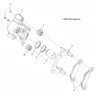 R10VH76AB/AO/AQ/AW RANGER RZR Задние тормозные  колодки