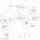 R08WH68AG/AH/AK/AR RANGER 4X4 700 EFI CREW Brakes, lines and master cylinder