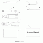 R10VH76AW/AO/AB RANGER RZR References, tool kit and owners manual