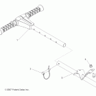 R09VH76 RANGER RZR 800 EFI ALL OPTIONS Body, grab bar, passenger