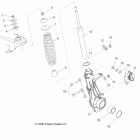 R09RB50AF RANGER 2X4 500 CARB Передние аммортизаторы