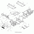 R09WH68AC/AG/AH/AL/AR/AZ RANGER 4X4 700 EFI CREW Chassis, frame and front bumper