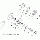 R11VA17AA RANGER RZR 170 Вариатор ведомый
