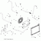 R09RB50AF RANGER 2X4 500 CARB Система охлаждения