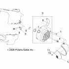 A10VA17AA/AD RANGER RZR 170 Engine, cooling