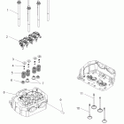 R10VH76AD/AG/AJ/AK/AT RANGER RZR 800 EFI Engine, cylinder head and valves