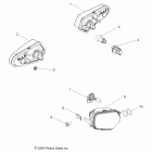 R10VH76AW/AO/AB RANGER RZR Electrical, headlights, taillights and bulbs