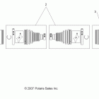 R09RF68AF/AR/AZ RANGER 6X6 700 EFI Drive train, mid drive shaft