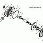 R09RF68AF/AR/AZ RANGER 6X6 700 EFI Drive train, rear gearcase