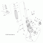 R09WH68AC/AG/AH/AL/AR/AZ RANGER 4X4 700 EFI CREW Передние аммортизаторы