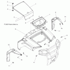 R09VH76FX RANGER RZR Body, hood and front body work