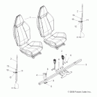 R10VH76AB/AO/AQ/AW RANGER RZR Body, seat mounting and belts