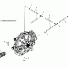 R09RF68AF/AR/AZ RANGER 6X6 700 EFI Drive train, mid gearcase mounting