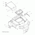 R10VH76AD/AG/AJ/AK/AT RANGER RZR 800 EFI Body, hood and front body work