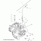 R09WH68AC/AG/AH/AL/AR/AZ RANGER 4X4 700 EFI CREW Engine, oil filter and dipstick