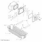 R09WH68AC/AG/AH/AL/AR/AZ RANGER 4X4 700 EFI CREW Body, storage box