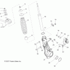R09RF68AF/AR/AZ RANGER 6X6 700 EFI Передние аммортизаторы