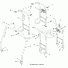 R09WH68AC/AG/AH/AL/AR/AZ RANGER 4X4 700 EFI CREW Chassis, cab frame