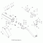R09RB50AF RANGER 2X4 500 CARB Глушитель