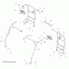 R09RF68AF/AR/AZ RANGER 6X6 700 EFI Chassis, cab frame