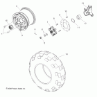 R09VH76AX RANGER RZR Колесо заднее