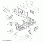 R09RF68AF/AR/AZ RANGER 6X6 700 EFI Body, floor and fenders