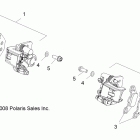 R11VA17AA RANGER RZR 170 Brakes, caliper, front