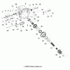 R09VH76AX RANGER RZR Drive train, main gearcase internal components 2