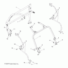 R10VH76AD/AG/AJ/AK/AT RANGER RZR 800 EFI Chassis, cab frame and side bars