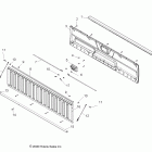 RANGER XP 800 - R12TH76/TH7E/TX7E Body, tailgate asm.