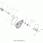 R10VH76AD/AG/AJ/AK/AT RANGER RZR 800 EFI Engine, oil pump and water pump