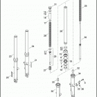 XL883L 4CR2 SUPERLOW (2017) FORK, FRONT - XL883L, XL1200C, XL1200CB