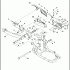XG500 4NAA STREET 500 (2017) FORK, REAR, DEBRIS DEFLECTOR AND BELT GUARD