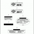 XL883L 4CR2 SUPERLOW (2017) Лейбл предостережения