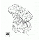 FLRT 1MCC FREEWHEELER (2017) ENGINE ASSEMBLY, AIR-COOLED