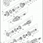 FLHTCU 1FCC ELECTRA GLIDE ULTRA CLASSIC (2017) TRANSMISSION GEARS