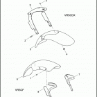 VRSCDX 1HHH NIGHT ROD SPECIAL (2017) FENDERS, FRONT