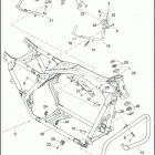 FLHTCU 1FCC ELECTRA GLIDE ULTRA CLASSIC (2017) FRAME AND JIFFY STAND