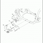 XG500 4NAA STREET 500 (2017) BRAKE CONTROL, REAR