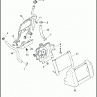FLHTP 1FMC ELECTRA GLIDE STANDARD POLICE (2017) COOLANT DISTRIBUTION, AIR-COOLED