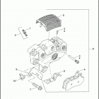 VRSCDX 1HHH NIGHT ROD SPECIAL (2017) BRAKE CALIPER, FRONT