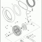 XL1200C 1CT3 1200 CUSTOM (2017) WHEELS, REAR, LACED - XL1200C, XL1200CB